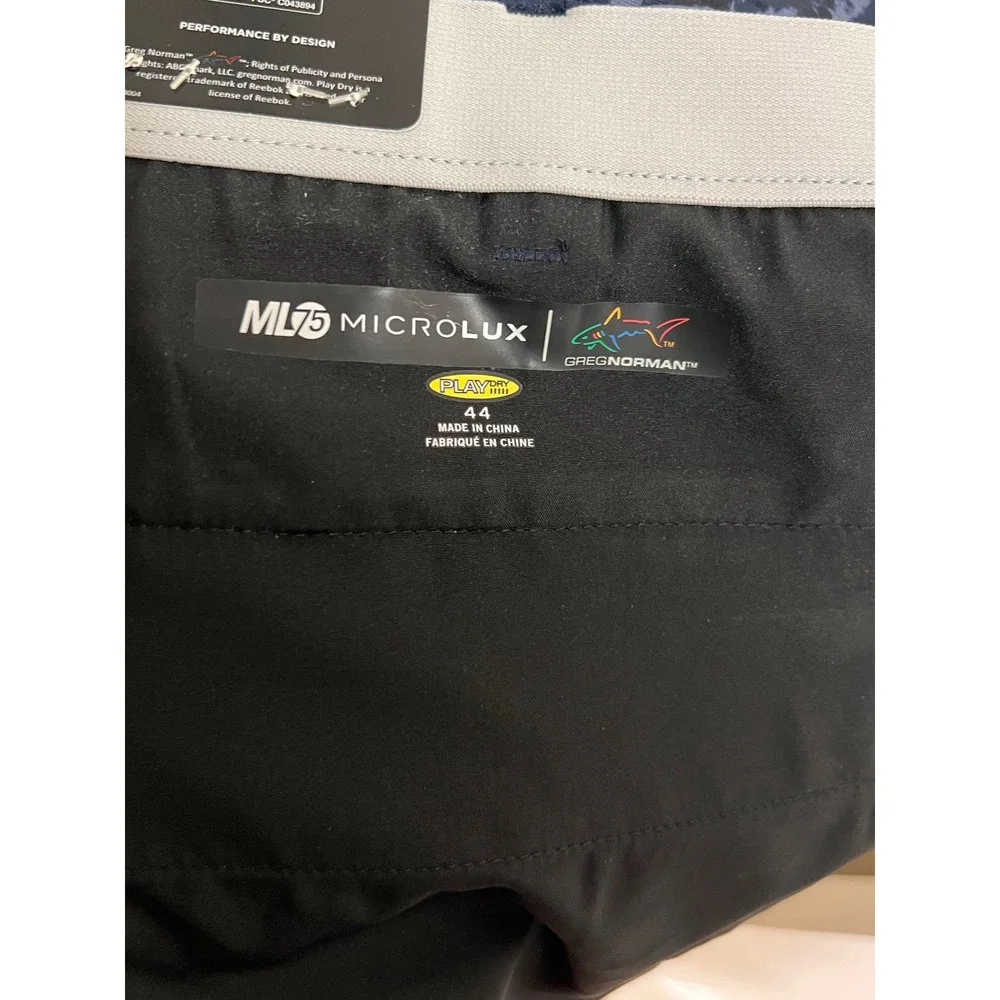 Greg Norman Mens ML75 Microlux Golf Shorts Navy Tiger Camo G7PRH330 Size 44 NWT